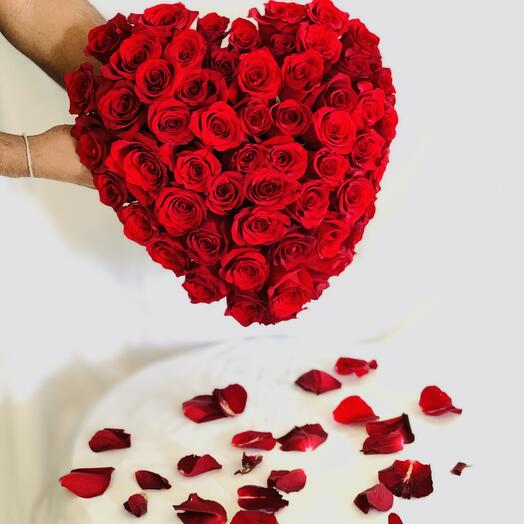 Red Rose Heart