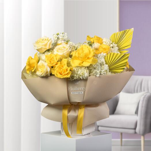 "Lemon Sorbet" Bouquet L