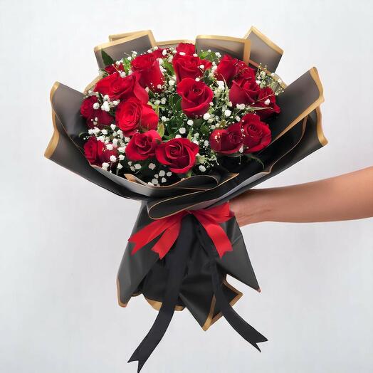 23 Red Roses Bouquet