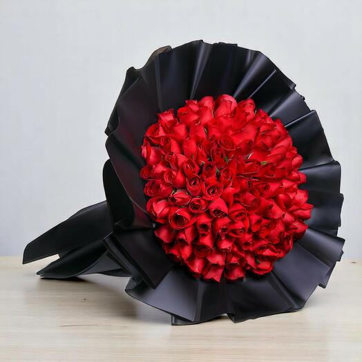 99 Red Roses Bunch