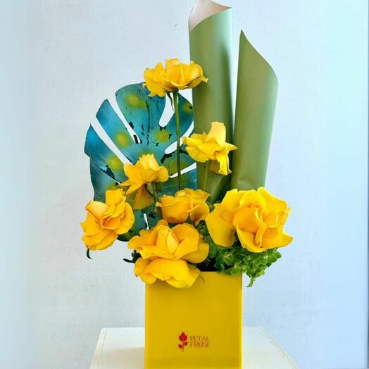 Yellow Rose Box