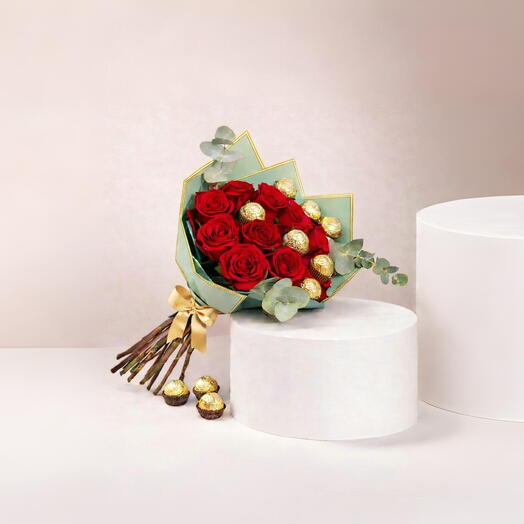 Sweetheart Roses   Chocolates