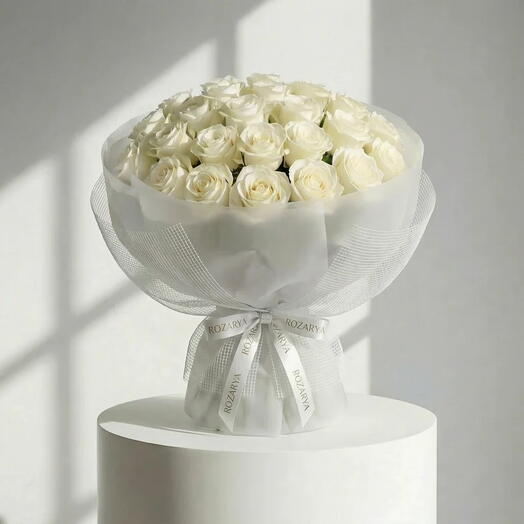 Ivory Cloud: The White Rose Luxe