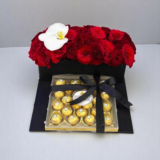 Luxurious Blooms and Exquisite Chocolates