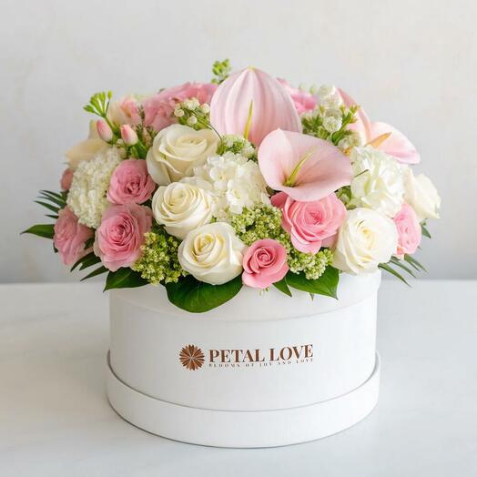 Цветы грации в коробке