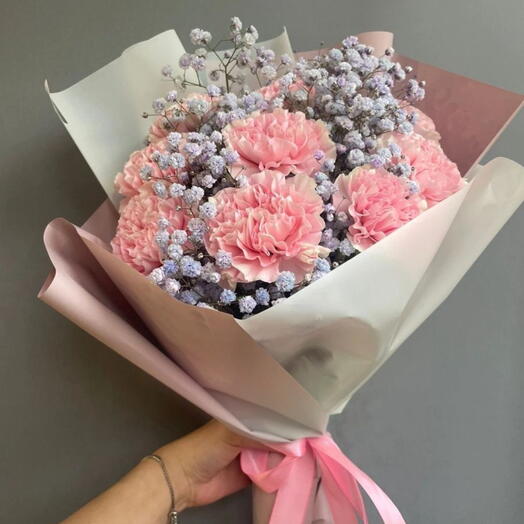 Pink and purple bouquet