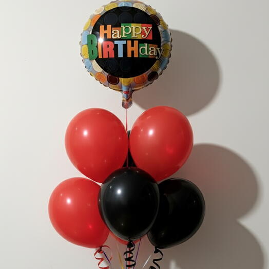 Bold Happy Birthday Balloons