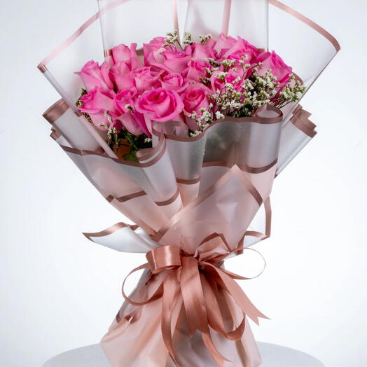 Solitude pink: восстановление стебля розовой розы