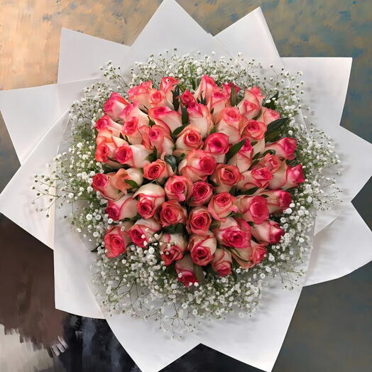 Premium and Luxurious 30 Pink Roses Bouquet