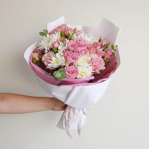 Pink White Soft Bloom Mix