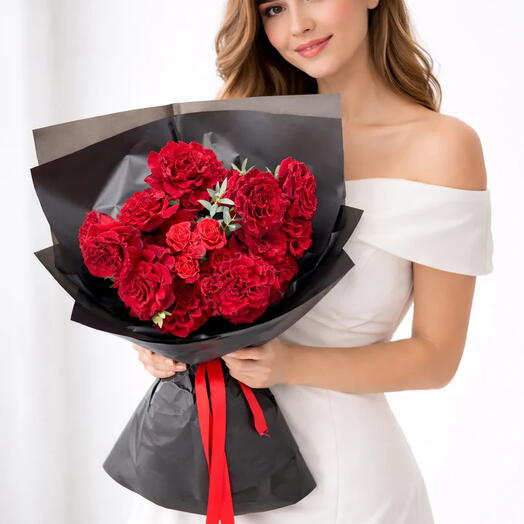 El ramo de terciopelo rojo