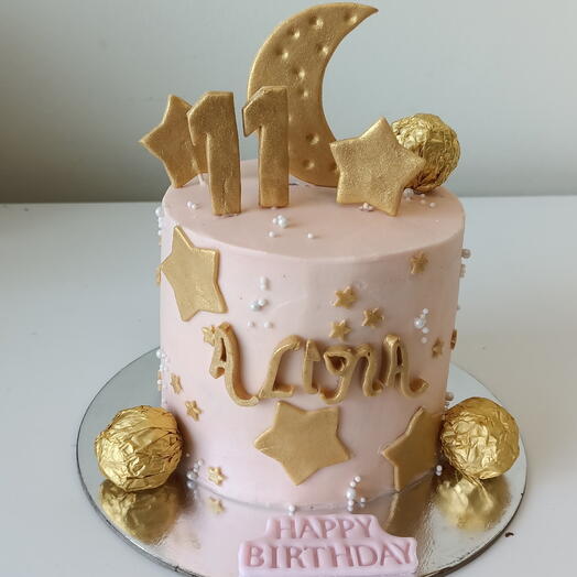 Moon and stars cake Eid cake Ramadan cake
