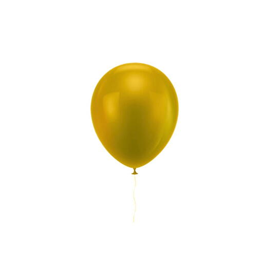 Шар золотой металлик - время полёта 8-12 часов