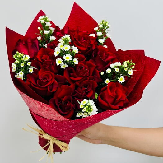 Valentine Rose Classic Romance Bouquet