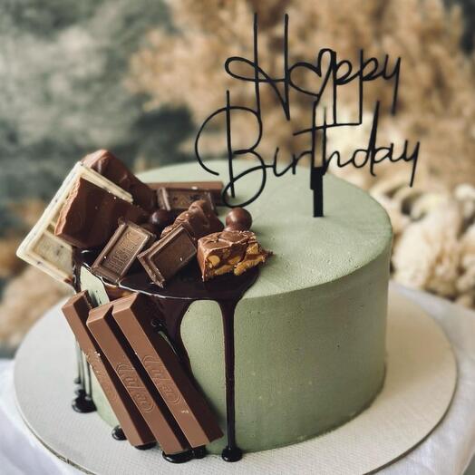 Шоколадный трюфельный торт