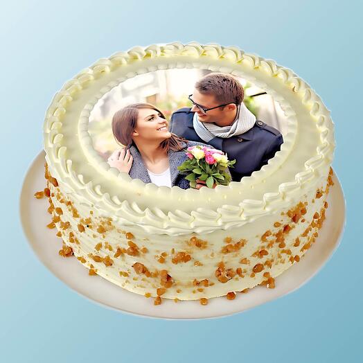 Butterscotch Photo cake