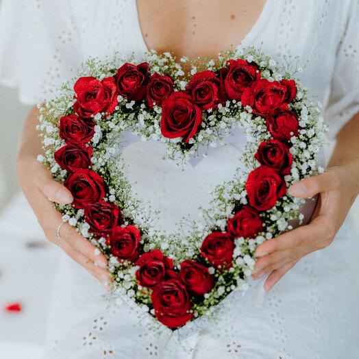 Crimson Kiss Rose Cascade