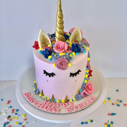 Gâteau sur le thème de la licorne