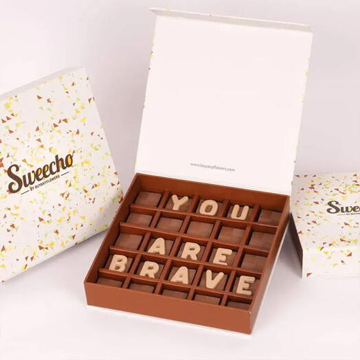 Шоколадки «Ты храбрый» от Sweecho