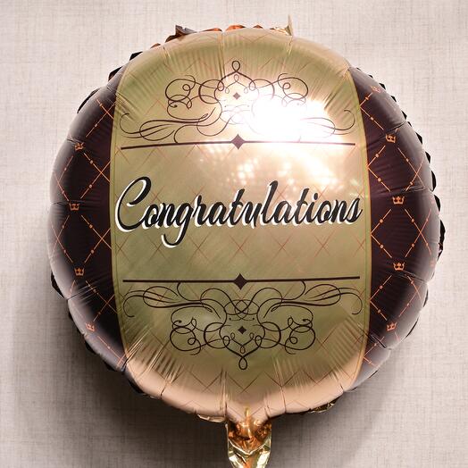 "Congratulations" Foil Balloon-2 6720
