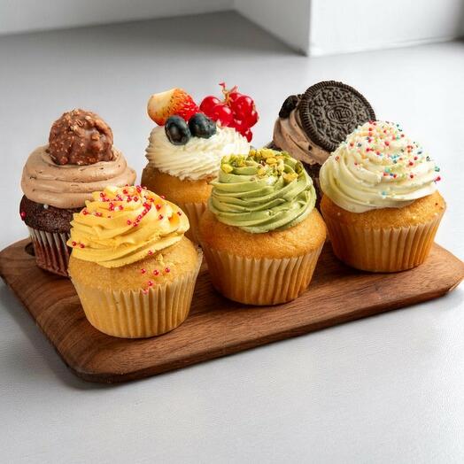 Ассорти капкейков 6 шт.
