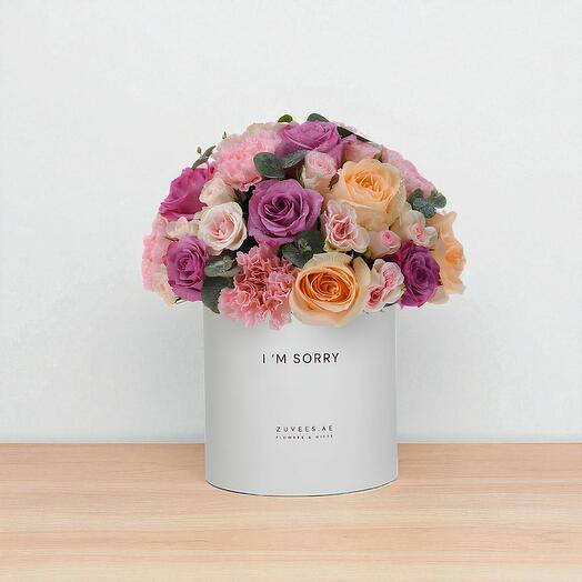 Blush Lavender Sorry Bloom Box