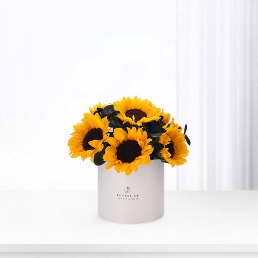 Doré Noir Floraison Boîte Blanche