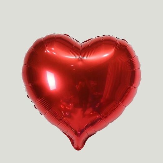 Simple Heart Shape Red Balloon
