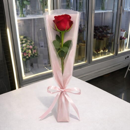 Одна красная роза 3