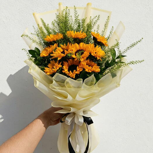Sunshine Sunflower Hand Bouquet