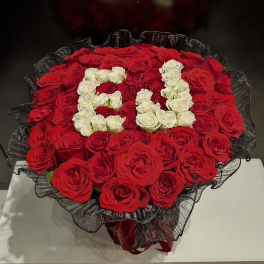 Персонализированный букет с именем