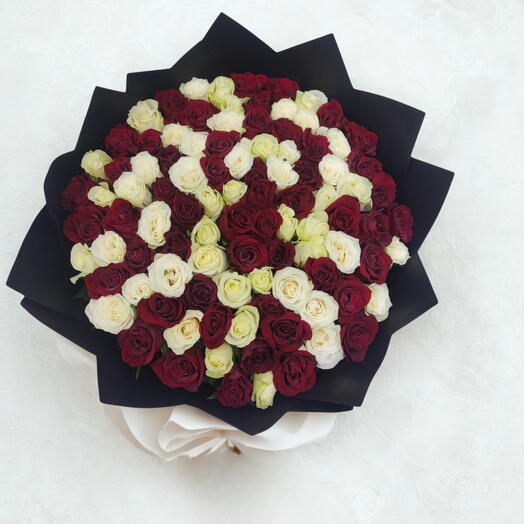 Rose and white rose Bouquet