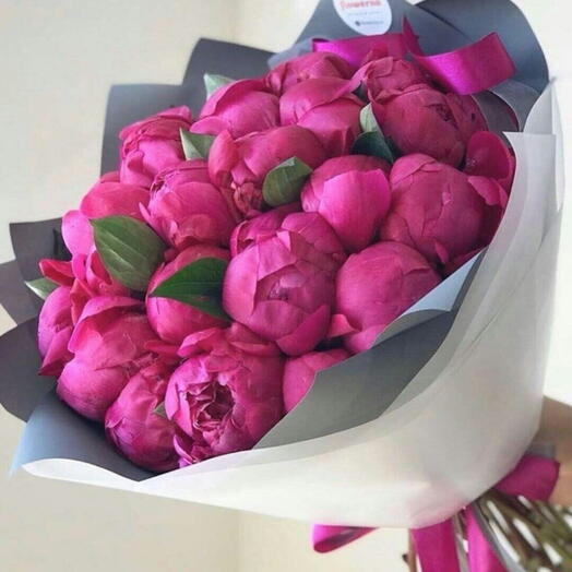 Peony hot pink 30 stems
