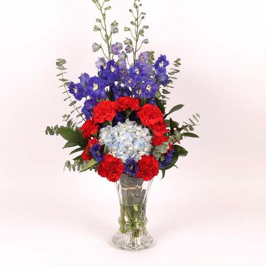 Amour Flowers in Vase