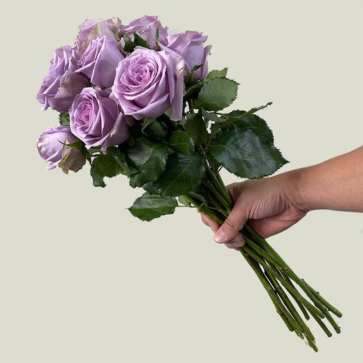 Набор фиолетовых роз