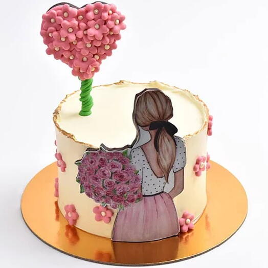 Дизайнерский шоколадный торт