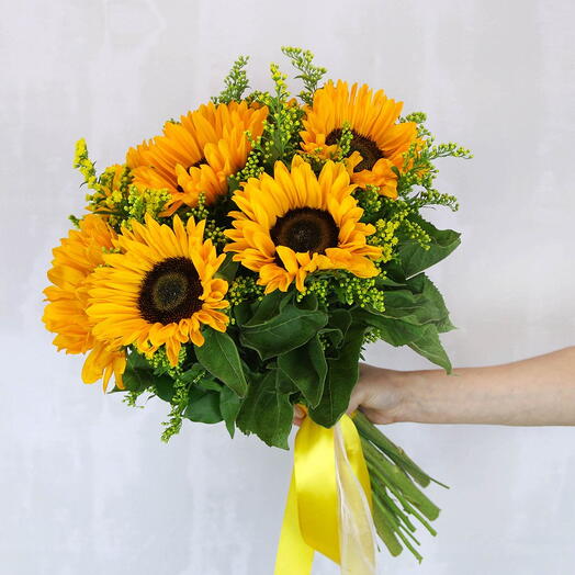 11 Sun flower Bouquet