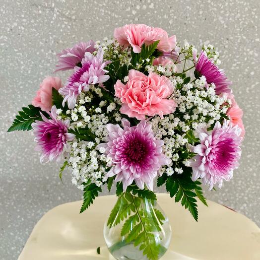 Table Top center pcs In mini vase