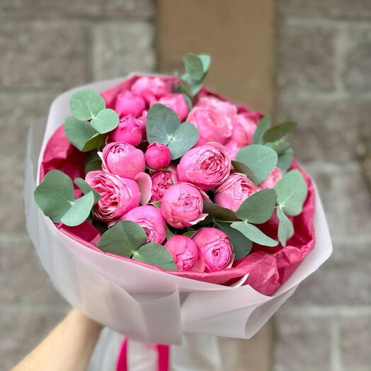 Baby pink peonies (9pc)