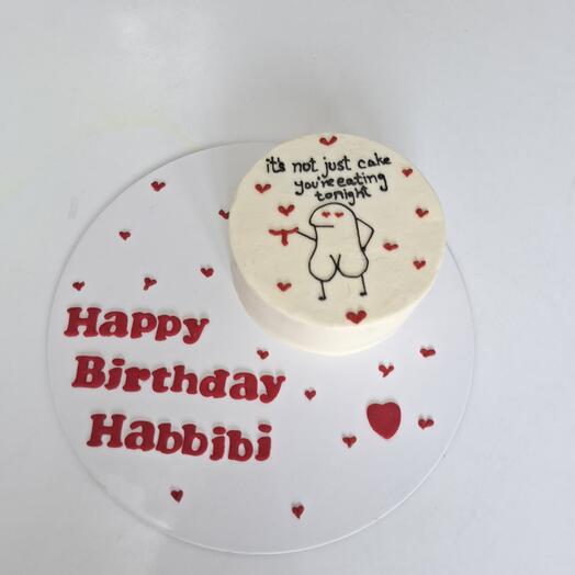 Romantic Fun Birthday Cake