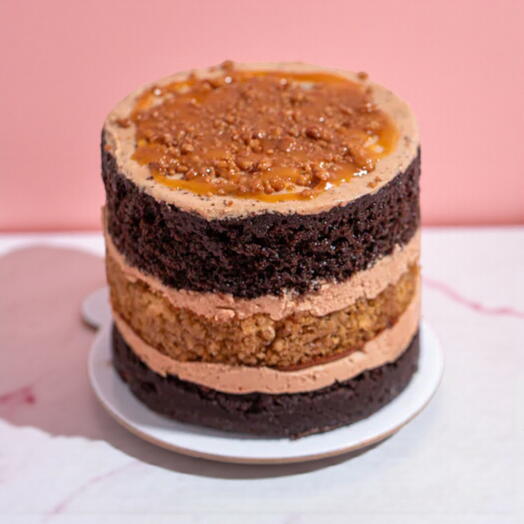 Мини банановый брауни карамельный торт (ЛИЛ  БАНАНОВЫЙ БРАУНИ ПОП)