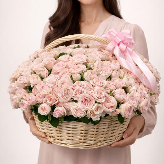 101 цветок в корзине