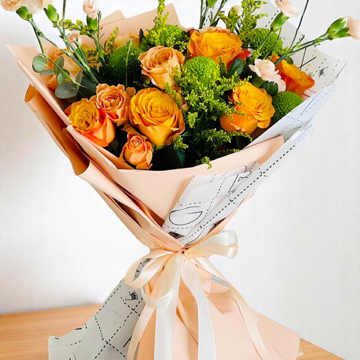 Ramo Radiante Tillie Brillo Naranja