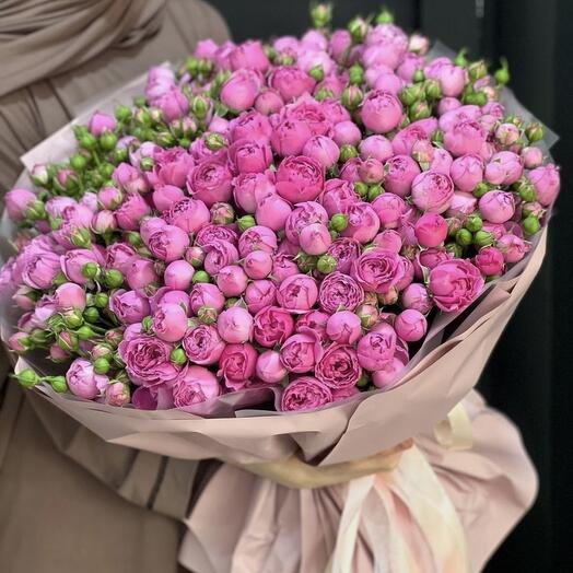 Bouquet Juliet cerise