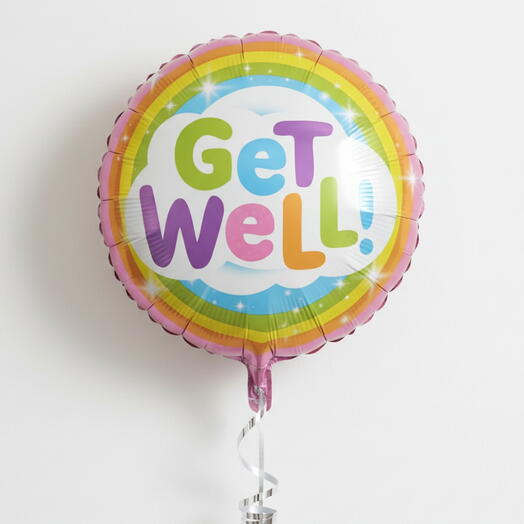 "Cheerful Get Well Soon Balloon | Dubai Hospital Delivery"