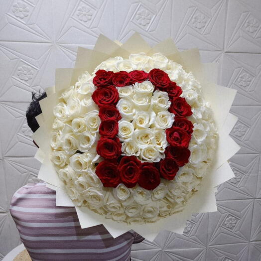 Букеты из 101 розы розового цвета