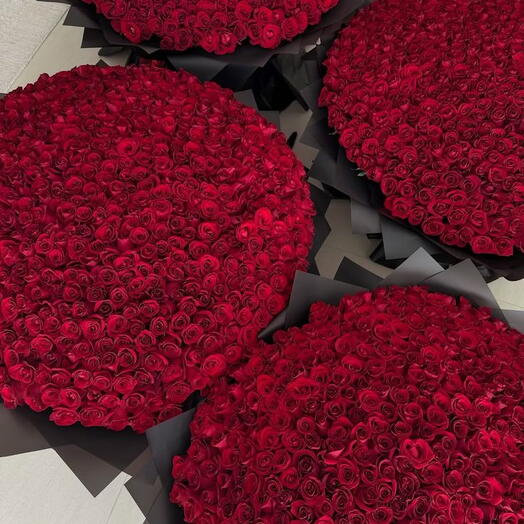 Bouquet de 1000 roses rouges