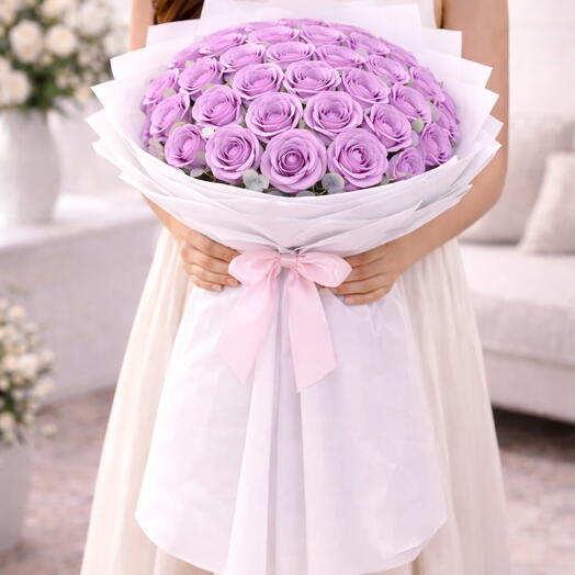 Ramo de Rosas Moradas