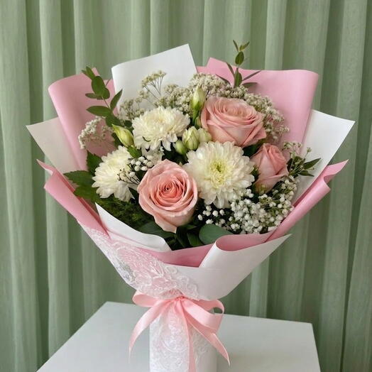 Румяная красавица: букет на День матери для моей мамы