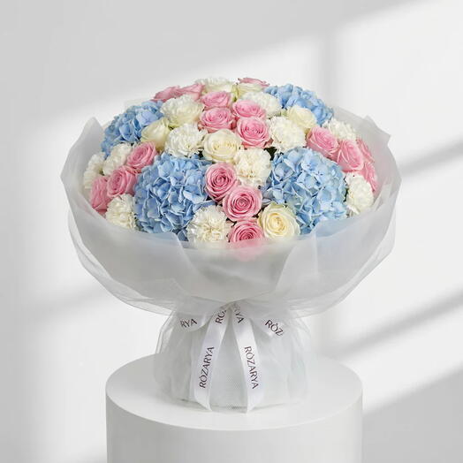 Облако Лазурного Румянца : Голубая Гортензия